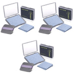 MAYCREATE Face Blotting Paper for Oily Skin with Built in Mirror and Puff Pad | 300pcs Natural Linen Sheets