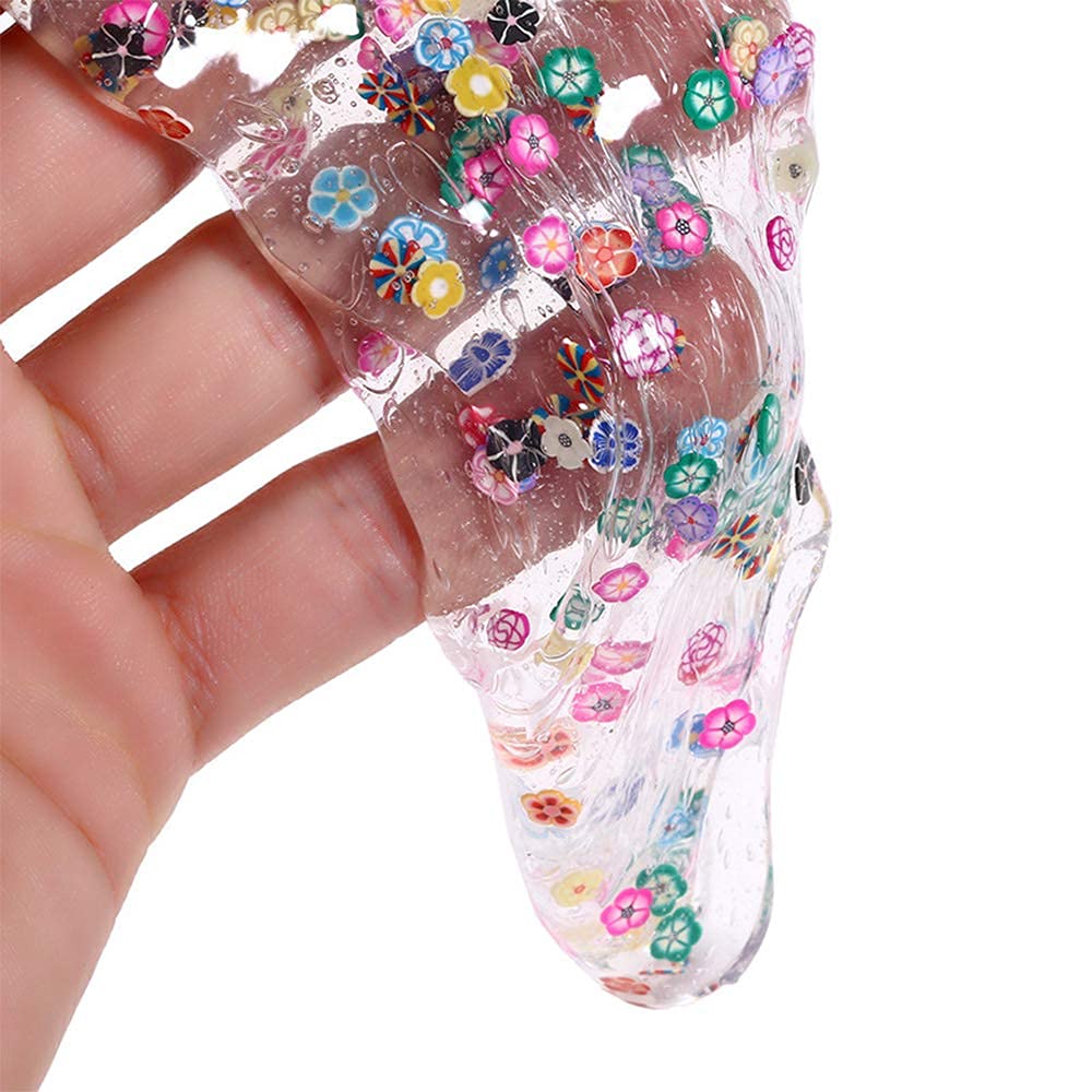 MAYCREATE 3D Nail Art Kit for DIY Crafts with 2 Boxes of 3–5mm Resin Fruit Slices | Easy Storage