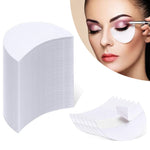 MAYCREATE Eyeshadow Shields for Under Eye Protection with Half Moon Shape 100 Pcs | Lint Free Pads for Makeup and Eyelash Extensions