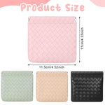 MAYCREATE Small Makeup Pouch for Handbag including 4pcs 4.7x4.5in PU Leather Bags | Women Travel Organizer