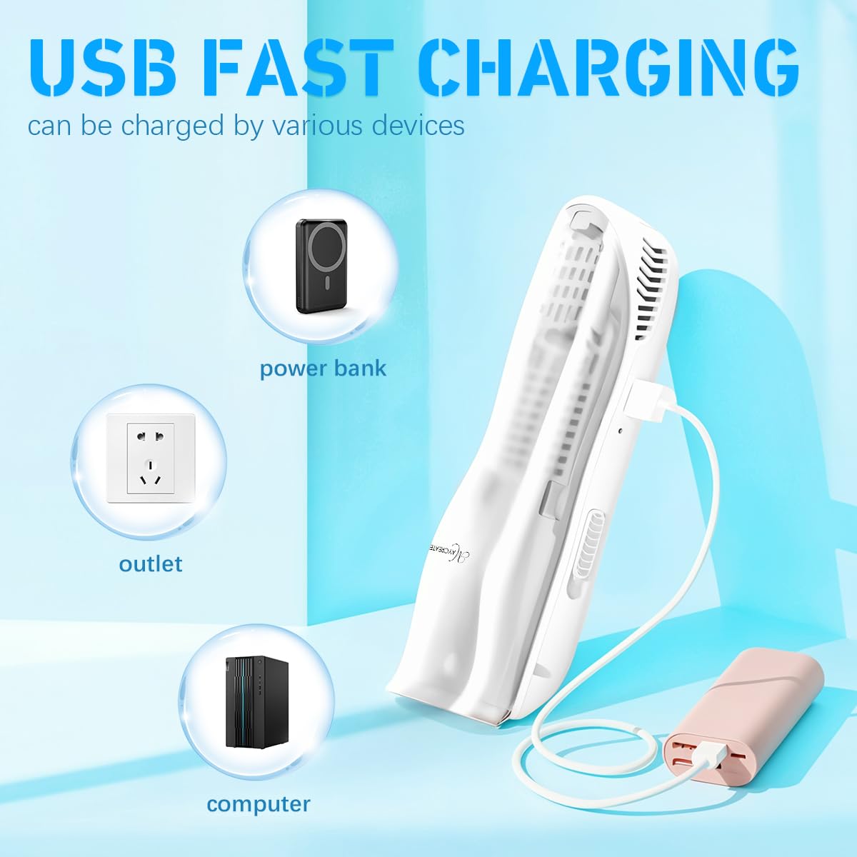 MAYCREATE Baby Hair Trimmer with Auto Hair Suction and Waterproof Design | USB Rechargeable Clippers for Kids