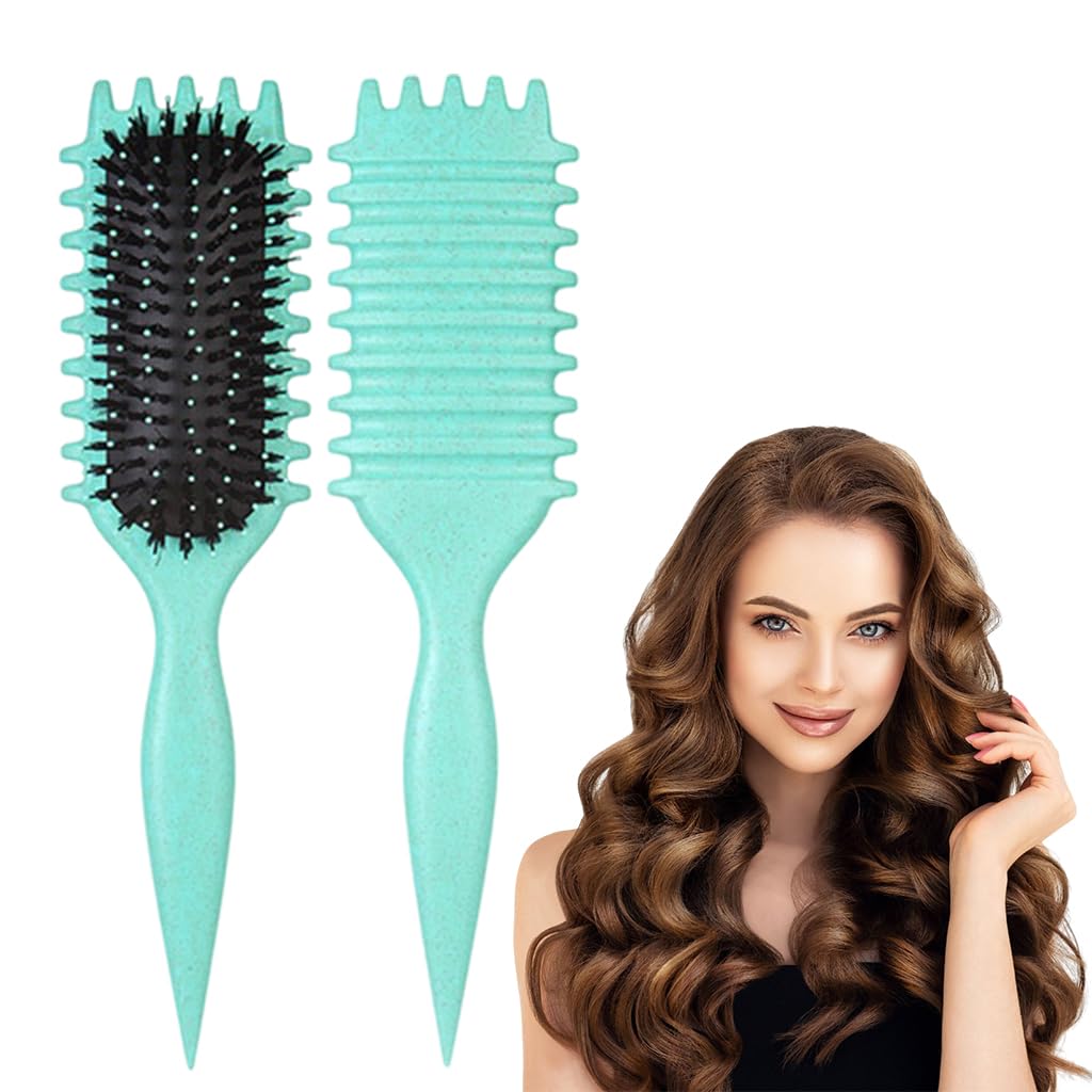 MAYCREATE Hair Brush for Women featuring Nylon Bristles and Air Cushion Comb for Styling