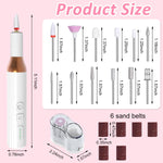 MAYCREATE Nail Drill for Gel Nails featuring Rechargeable Cordless Design | Professional Manicure Kit