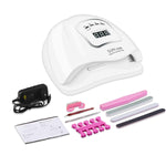 MAYCREATE® LED UV Nail Polish Dryer Machine,150W Professional Polish Nail Dryer Light with 5 Timer Setting, Automatic Sensor Nail Curing Nail Art Lamp Manicure Pedicure Tool