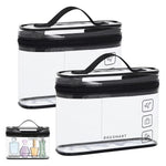 MAYCREATE Makeup Pouch for Travel and Daily Use with Secure Zipper Closure | 4.7 in PU Leather Bag