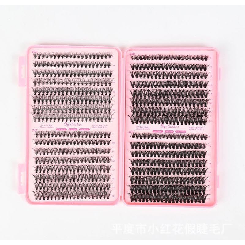 MAYCREATE® Lash Clusters Kit, 640 Pcs Eyelashes Clusters
