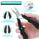 Maycreate Toe Nail Clipper for Ingrown or Thick Toenails with Long Handle and Soft Grip for Seniors