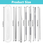 MAYCREATE Ingrown Toenail Tool Kit for Nail Care with 6pcs Dual End Design | Surgical Stainless Steel