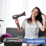 MAYCREATE Hair Tools Travel Bag for Dyson Airwrap with 40x19x16cm Spacious Design | Black 2PCS Organizer