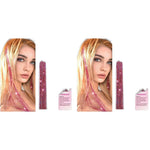 MAYCREATE Hair Tinsel Clip in Glitter Extensions 12PCS 20.5in with Secure Clips for Women and Girls | Pink Shiny Strands for Festival Party Cosplay