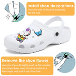 MAYCREATE Clog Shoe Charms for DIY Footwear Customization with 30 Assorted PVC Designs | Fun for All Ages
