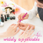 MAYCREATE Nail Art Stamps for DIY Floral Designs featuring 6pcs Set with Plastic Reusable Tools