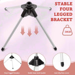 MAYCREATE Tripod Floor Holder for Hair Dryer with 75–105cm Adjustable Height and 180° Rotatable Clamp | Aluminum Alloy Hands Free Styling Stand