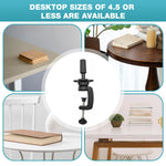 MAYCREATE Wig Mannequin Head Stand for Styling and Display with Adjustable Desk Clamp | Universal Fit for Foam Canvas or Plastic Heads