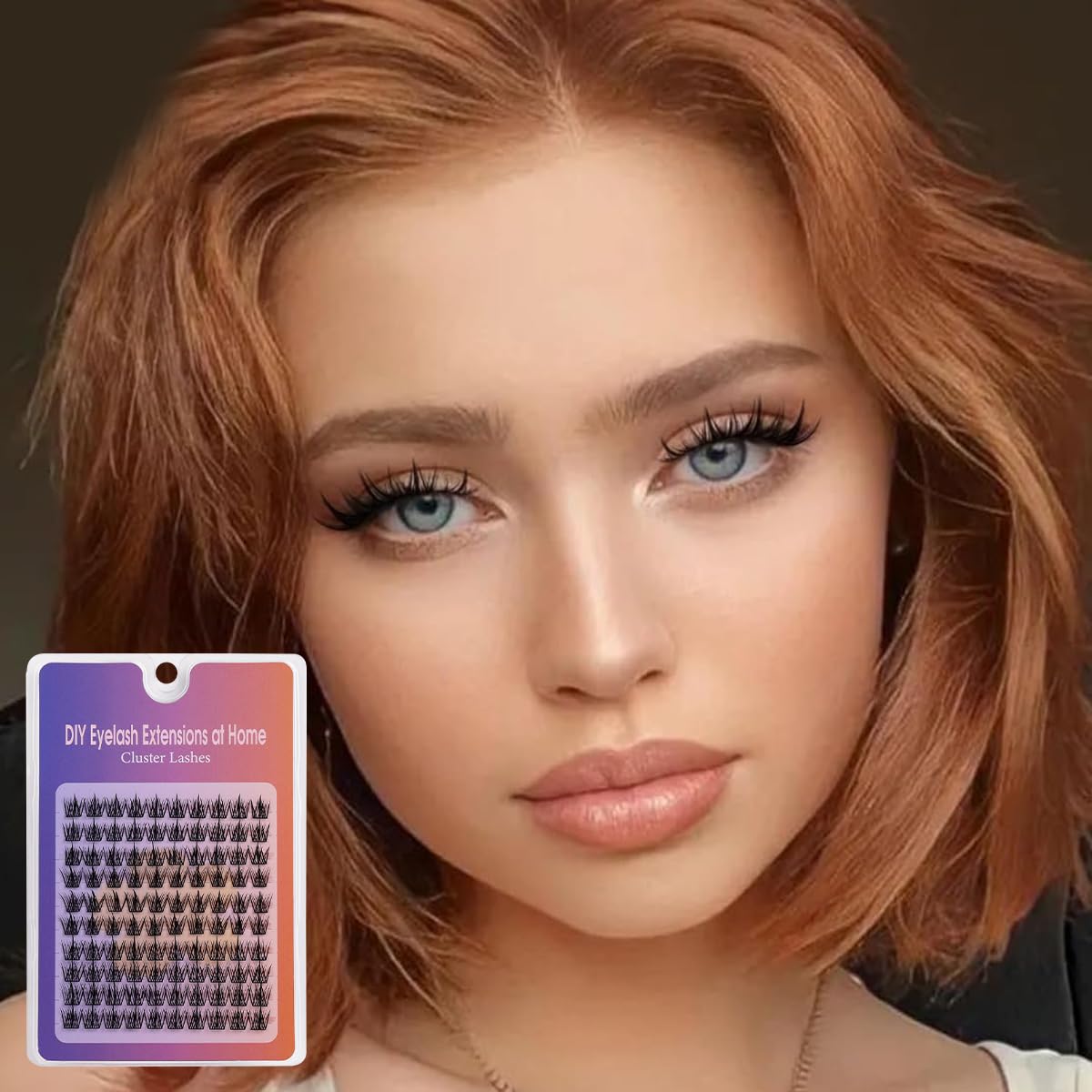 MAYCREATE Lash Clusters for DIY Natural Volume | 100pcs 11mm 3D Fiber Individual Extensions