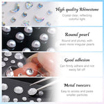 MAYCREATE Face Gems Stickers for Festivals with Self Adhesive Design | 5 Sheets for Kids and Women