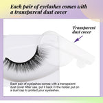 MAYCREATE Self Adhesive Eyelashes for Effortless Application with Tweezer | 3 Pairs Reusable