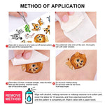 MAYCREATE Waterproof Cartoon Temporary Tattoo Stickers 20 Sheets with Glow Effect for Kids | Unicorn Mermaid Dinosaur Party Gift