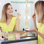 MAYCREATE Makeup Pouch Set for Travel Organization with Easy Squeeze Open | 12 pcs 13x5x12 cm