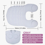 MAYCREATE Silicone Hair Cutting Collar for Salon Use with Guiding Lines | Waterproof and Easy to Clean
