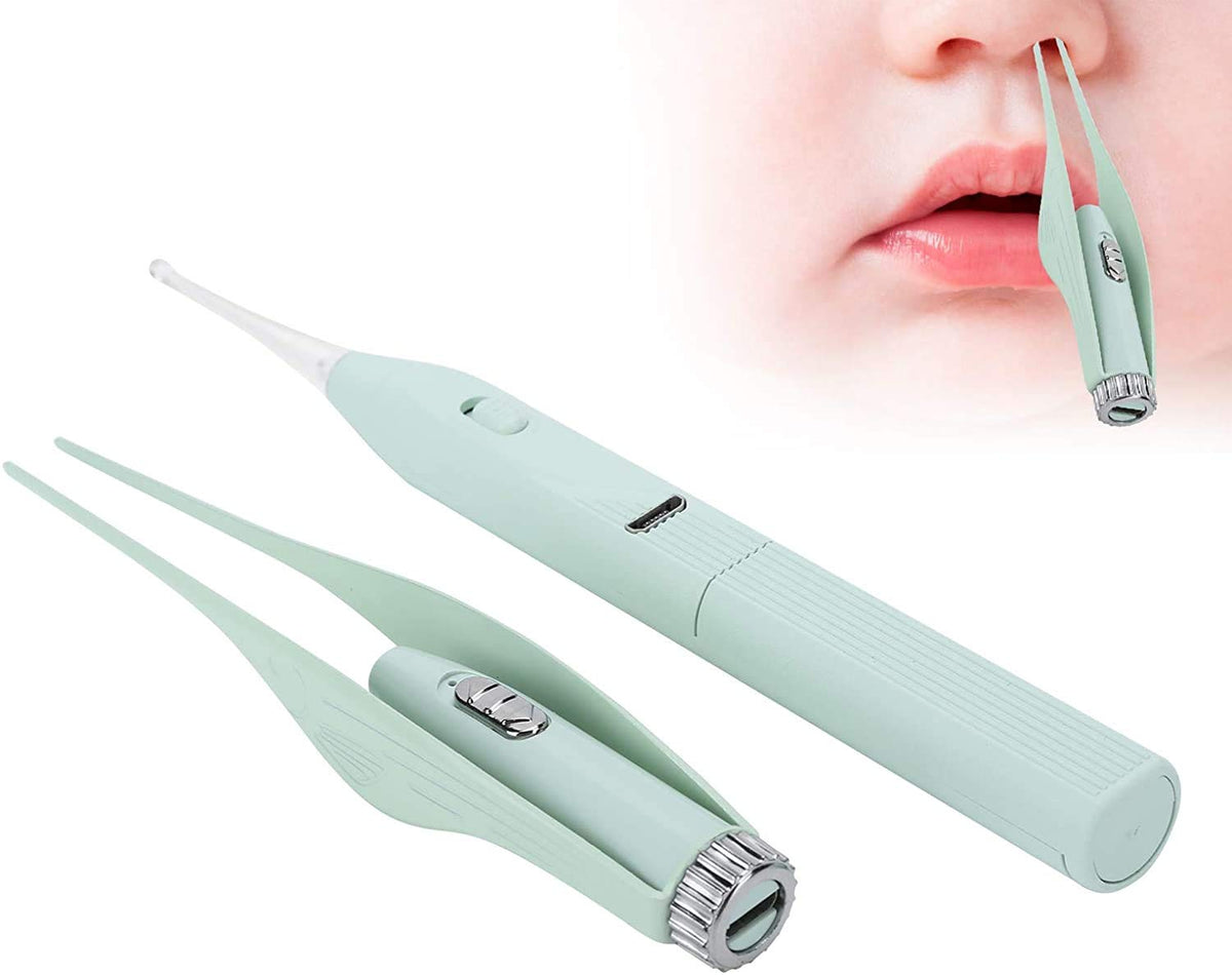 MAYCREATE Ear Cleaner Kit for Ear Wax Removal with LED Light and 6PCS Tools Set | Baby and Adult Use