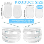 MAYCREATE Adjustable Orthotics Shoe Insert Heel Wedge for Supination & Pronation Correction Self-adhesive Gel Orthotics Shoe Insert for Improving Bow Legs, Knee Pain, Foot Alignment, One Pair