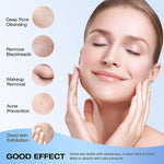 MAYCREATE Facial Cleansing Brush for Deep Skin Care with Dual Sided Silicone and Microfiber Bristles