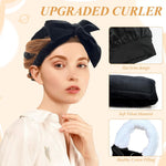 MAYCREATE No Heat Curling Rod Headband for Overnight Hair Styling with Velvet Roller | 5 Piece Set for Women