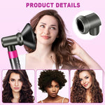 MAYCREATE Adaptor for Dyson Airwrap Attachments featuring Heat‑Resistant Right Angle Design | Converts HS01 HS03 HS05 HS08 Styler to Hair Dryer