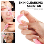 MAYCREATE Face Mask Brush Set for Skincare with Dual End Applicator and Silicone Scrubber | 2Pcs