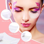 MAYCREATE Eyeshadow Shields for Under Eye Protection with Half Moon Shape 100 Pcs | Lint Free Pads for Makeup and Eyelash Extensions