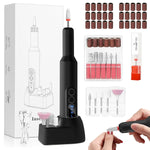 MAYCREATE Cordless Nail Drill Machine for Gel & Acrylic Nails with LCD Display 20000rpm | USB Rechargeable 500mAh Battery