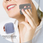 MAYCREATE Face Blotting Paper for Oily Skin with Mirror and Puff, 300 Sheets | Natural Linen