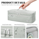 MAYCREATE Travel Carrying Case for Dyson Airwrap and Flexstyle with Double Layer 40x14x15cm Grey