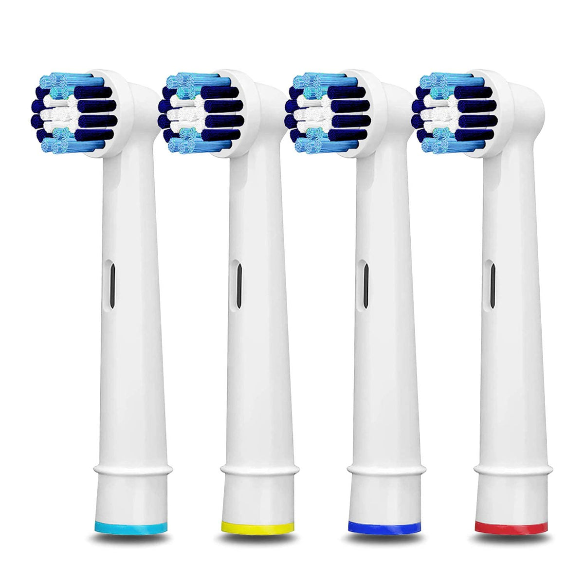 MAYCREATE® 4 Pack Oral B Electric Tooth Brushes,Compatible Precision Clean Refills for Braun Oral B Professional Care 500 600 1000 2000 2500 3000 5000 7000 and More Electric Toothbrushes