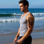 MAYCREATE Temporary Tattoo Sticker Set for Men featuring Tiger and Lion Designs 148x210mm | Waterproof Large Arm Tattoos