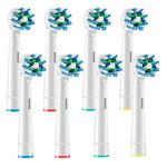 MAYCREATE Replacement Toothbrush Heads for Oralb with 16° Angled Bristles | Pack of 4