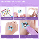 MAYCREATE® Kuromi Temporary Tattoo Stickers for Kids