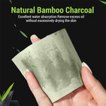 MAYCREATE Oil Blotting Paper for Oily Skin with Dual-Action Linen Fibers 300pcs | Portable Case