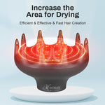 MAYCREATE Orchid Hair Diffuser for Curly Hair with 4.35–4.65 cm Universal Fit | Heat‑Resistant Frizz‑Reducing Design