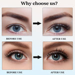 MAYCREATE False Eyelashes for Daily and Party Look with Self-Adhesive 3D Design | 2 Pairs 10mm Black