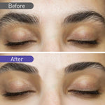 MAYCREATE Eyebrow Trimming Kit for Facial Hair Shaping with Folding Razor and PU Case | 3Pcs Stainless Steel Tools