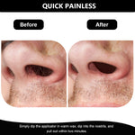 MAYCREATE Nose Wax Kit for Men and Women with 50g Wax 10 Applicators and Cups | Facial Hair Removal