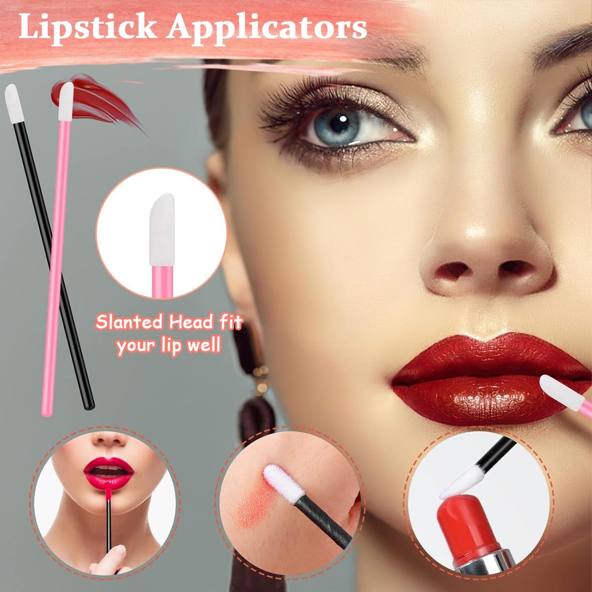 MAYCREATE Makeup Applicators Kit for Flawless Makeup with 114 pcs and Dual Head Mixing Wand