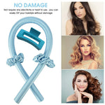 MAYCREATE Heatless Curling Rod Headband for Overnight Use with Pearl Cotton Ribbon | No Heat Hair Curlers for Long and Medium Hair
