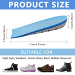 MAYCREATE Heel Lift Inserts for Heel Pain Relief with Massaging Gel Cushion 0.59 in | Silicone Heel Cups for Women and Men