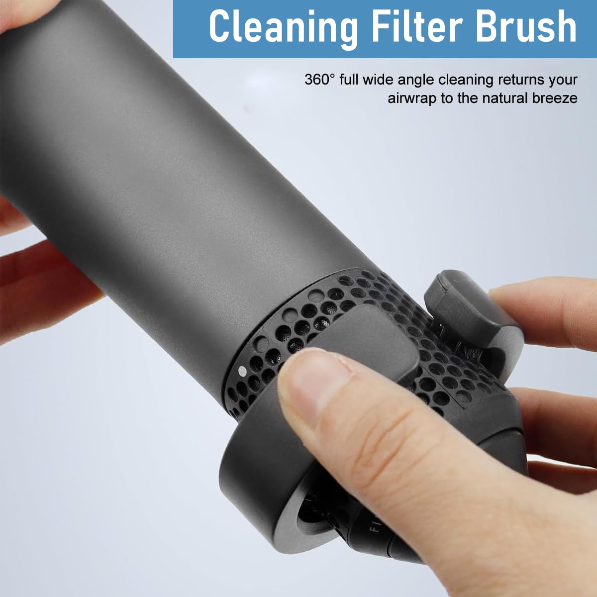 MAYCREATE Filter Cleaning Brush for Dyson Supersonic Dryers HD01–HD08 with Firm Bristles | Easy Filter Maintenance Tool