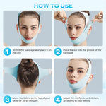 MAYCREATE Double Chin Reducer for 30 Minute Daily Use featuring Adjustable Jawline Lifting Strap | Firming Mask for Sleeping and Facial Sculpting