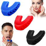 MAYCREATE Jawline Exerciser for Men and Women with 3 Resistance Levels 40 50 60lbs | BPA Free Silicone Muscle Trainer with Storage Case