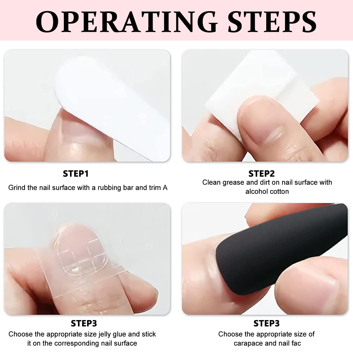 MAYCREATE Press on Nails Set for DIY Nail Art with 12 Colors 288pcs ABS Almond Tips | Women